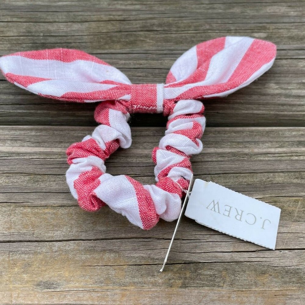 J.Crew Women Hair Pony Hair accessories pony hair tail cotton stripes One Size - Picture 8 of 8